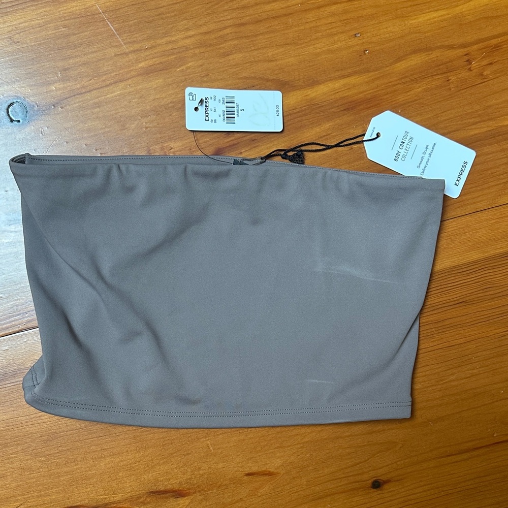 Express Tan Tube Top